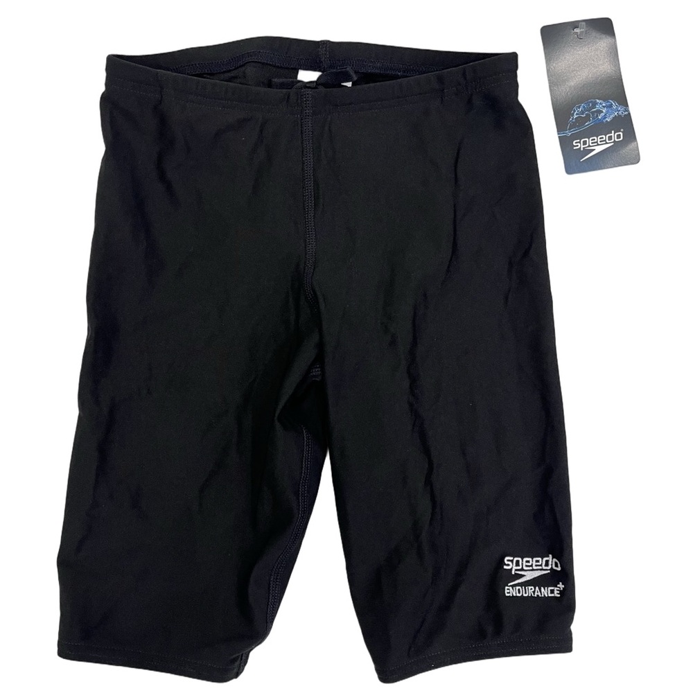 Speedo • Speedo Boy's Training Endurance Black Swim Jammers 24 YTH NWT